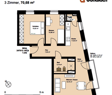 KRONSRODE | 3-Zimer-Wohnung | Voraussetzung WBS +20% - Photo 4