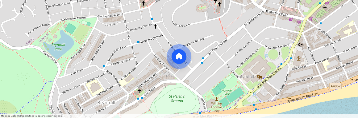 SA2, Rhyddings Park Road
