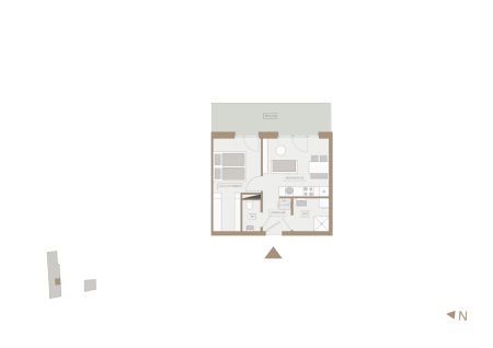 +++ SCHLOSSBERGBLICK +++ Stylische 2-Zimmer-Wohnung mit großzügigem Balkon - Foto 5