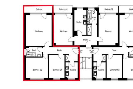 FÜ-Sack: Helle 3-Zi-Whg (2.OG o.A.) mit Balkon - selbst renovieren - dafür 1 Monat kaltmietfrei - Foto 4