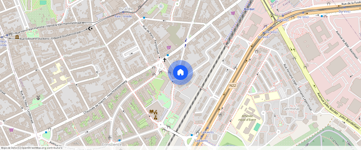 Avenue Louis Piérard 25 **, 1140 Evere