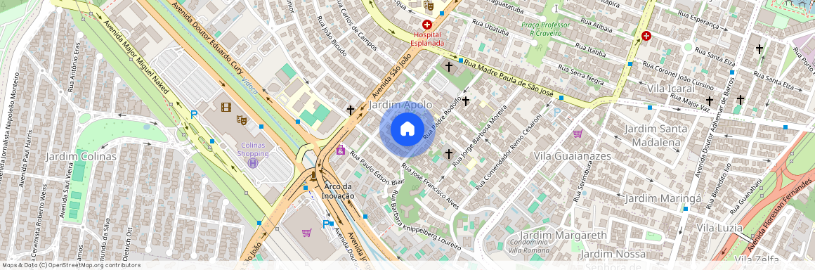 Rua Pedro Rabelo De Araujo, 40, São José Dos Campos, São José Dos Campos - SP, 12243-111, Brazil