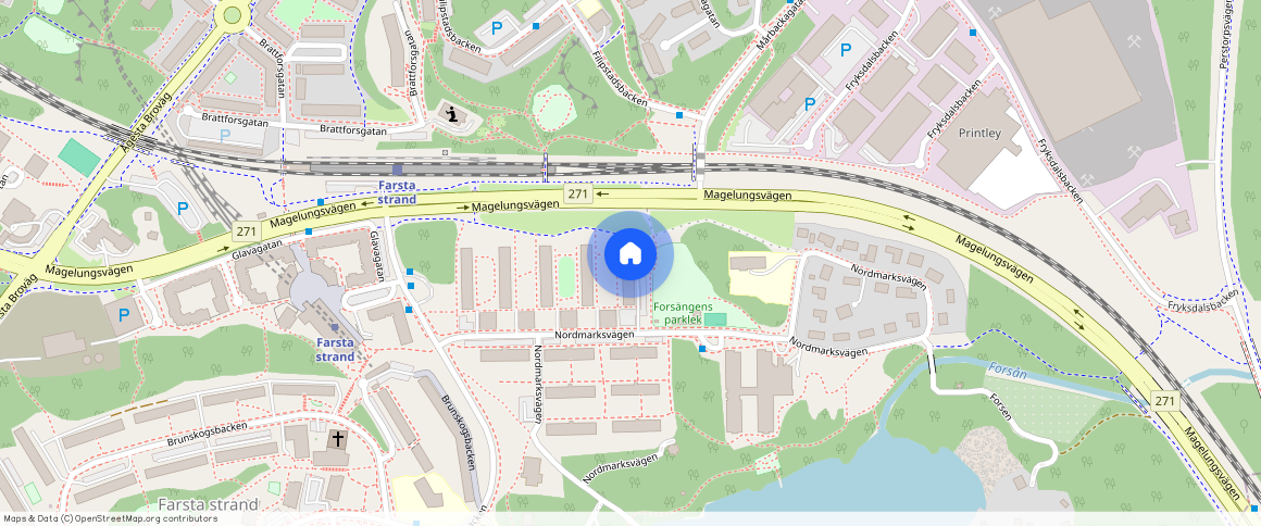 Nordmarksvägen **, Farsta Strand