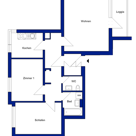 3-Zimmer-Wohnung mit schöner Raumaufteilung und in bevorzugter Wohnlage - Foto 1