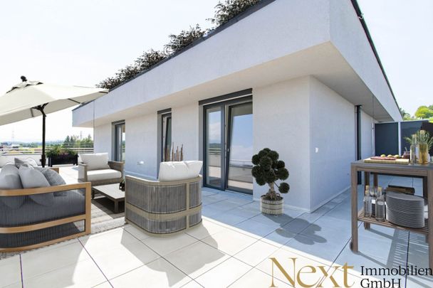 Miete mit Kaufoption! Penthousewohnung mit einmaliger Dachterrasse und Fernblick in Kematen a.d. Krems zu vermieten! - Photo 1