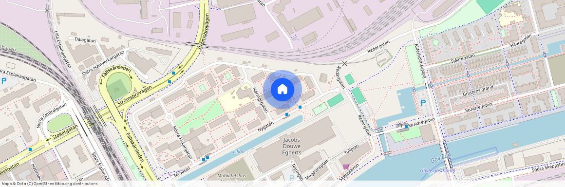 Näringsgatan 4 B, Öster