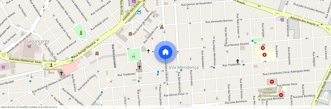 Rua General Glicério, Centro, SP, Araçatuba