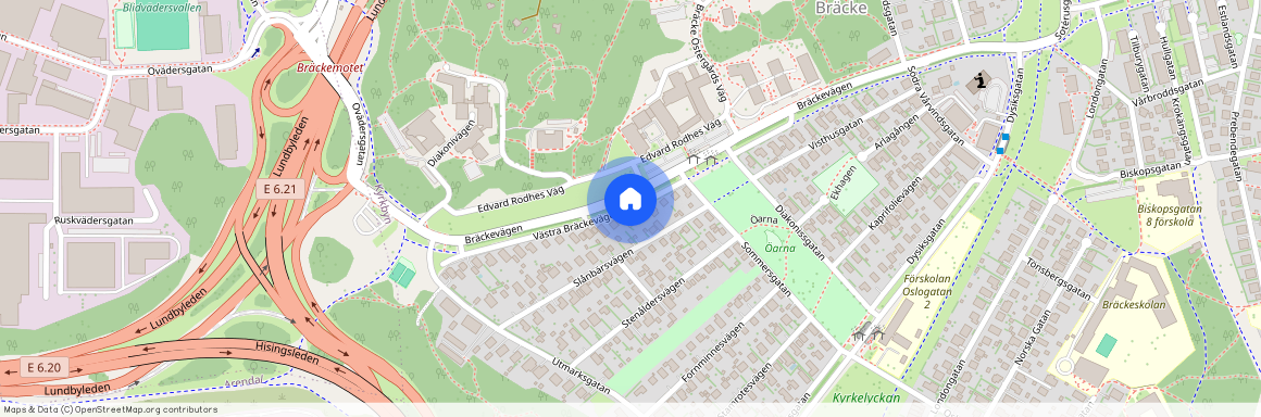 Västra Bräckevägen, Göteborg