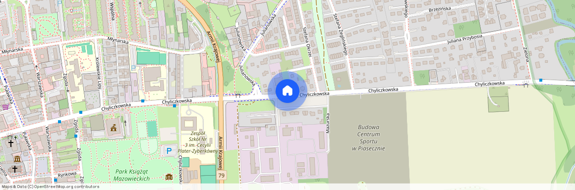 ul. Chyliczkowska, Piaseczno, Piaseczno, piaseczyński, mazowieckie