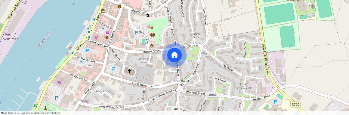 24 Neville Street, New Ross, New Ross, Co. Wexford is, For Rent