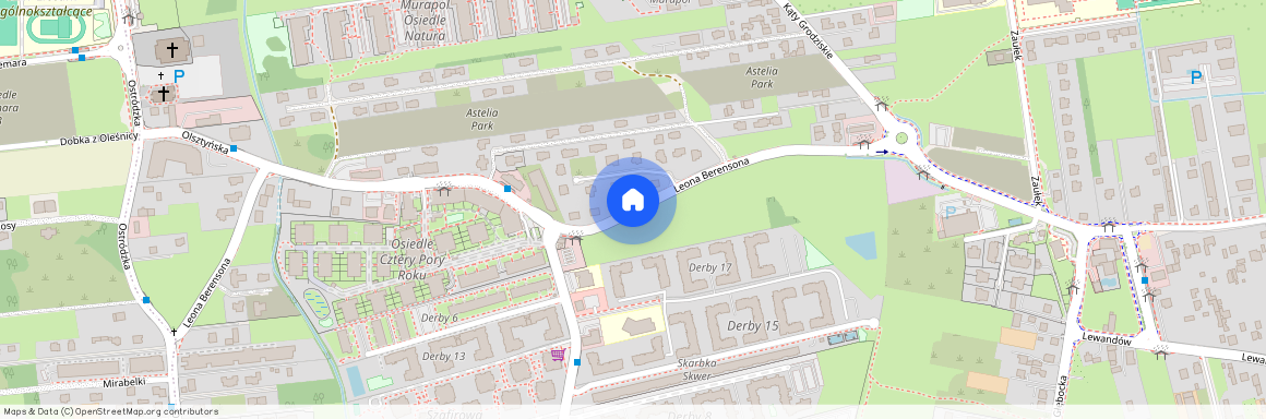 ul. Leona Berensona, Grodzisk, Białołęka, Warszawa, mazowieckie