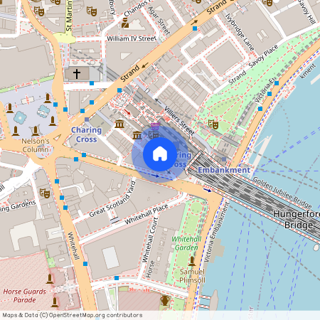 Craven Street, Fitzrovia & Covent Garden, WC2N, London