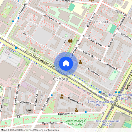 Warszawa, Ochota, Ochota, Stara, Ochota, Białobrzeska