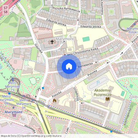 ul. Bieniewicka, Marymont-Potok, Żoliborz, Warszawa, mazowieckie