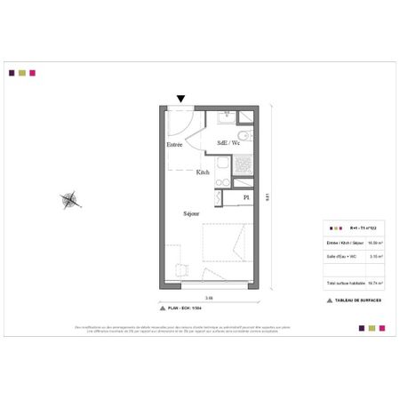 Location Appartement 1 pièce 19m² AUZEVILLE TOLOSANE 31320 - Photo 4