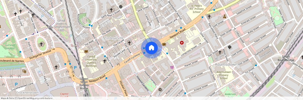 Stunning Flat. 38-42 Newport Road, Cardiff