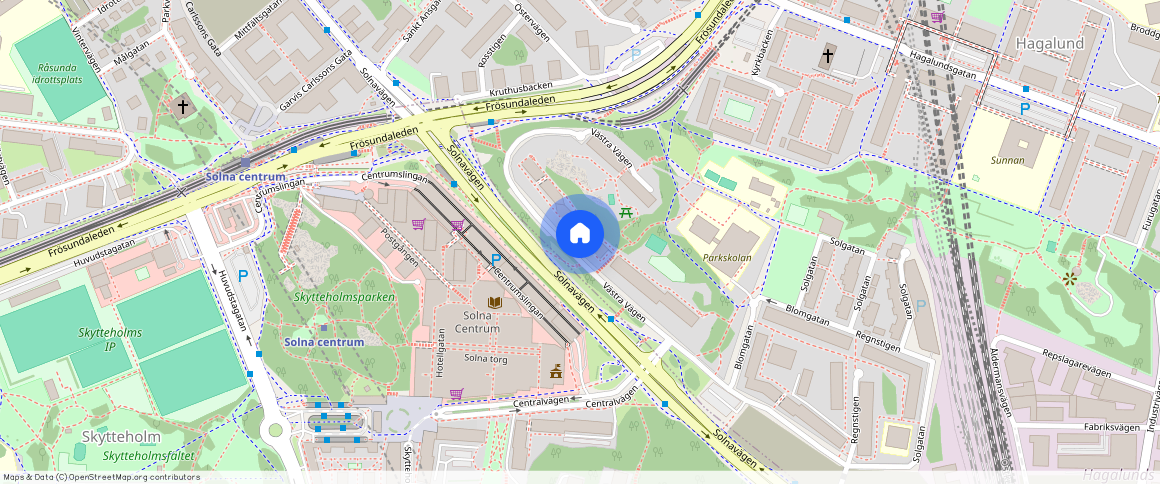 Västra vägen **, Skytteholm