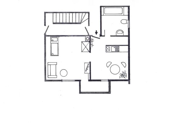 Für Lehrer, Referendare und Wochenendheimfahrer: Möbliertes 2-Zimmer-Appartement, - Photo 1