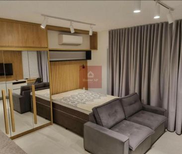 Studio Totalmente Mobiliado Para Locação No Campo Belo. - Photo 4
