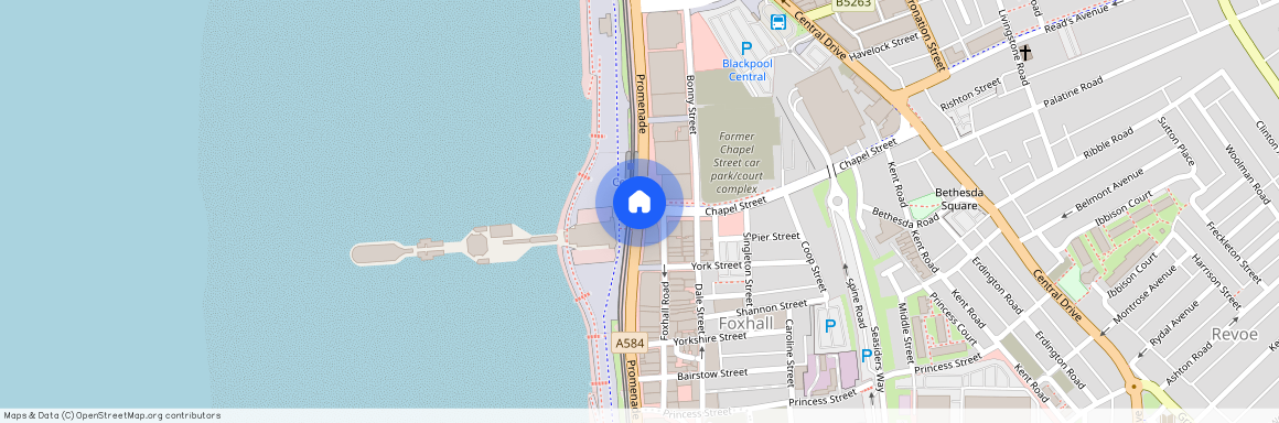 Promenade, Blackpool, FY1