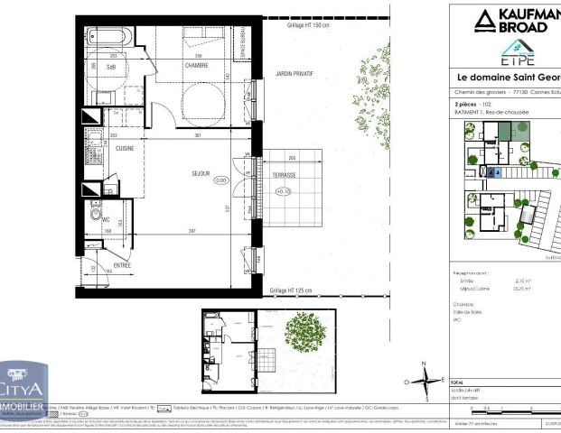 Appartement à louer 2 pièces 47.95m² - Photo 1