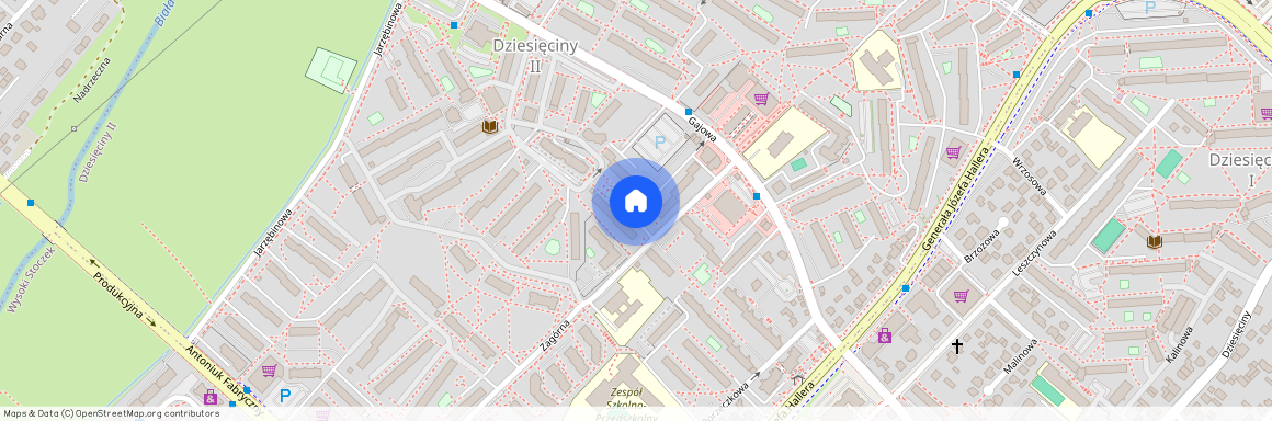 ul. Gajowa, Dziesięciny II, Białystok, podlaskie