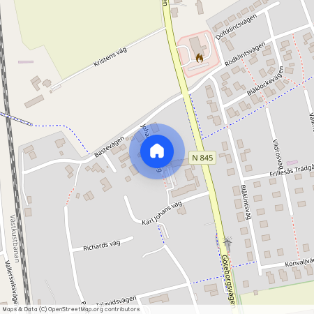 Johan Oscars väg, Frillesås