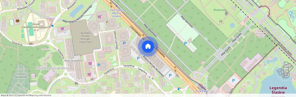 ul. Chorzowska, Osiedle Tysiąclecia, Katowice, śląskie