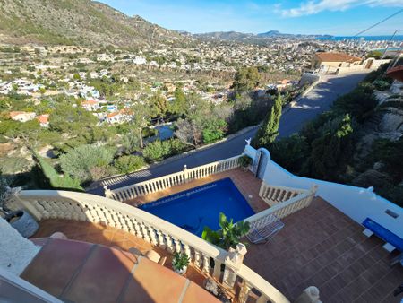 ANNUAL RENT. ONE FLOOR VILLA WITH SEA VIEWS AND PRIVATE POOL CALPE FOR RENT - Photo 4