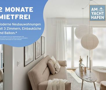 2 Monate mietfrei: Moderne 3-Zimmer-Terrassenwohnung zum Erstbezug - Photo 1