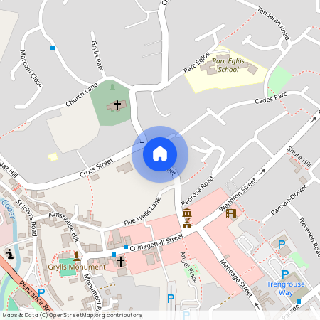 Flat, The Willows, Church Street, Helston