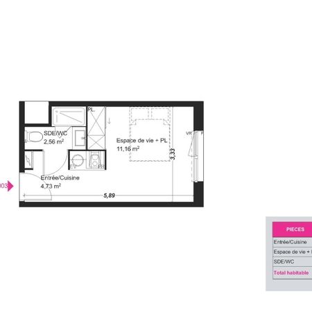 Location Appartement 1 pièce 18m² FRANQUEVILLE ST PIERRE 76520 - Photo 4