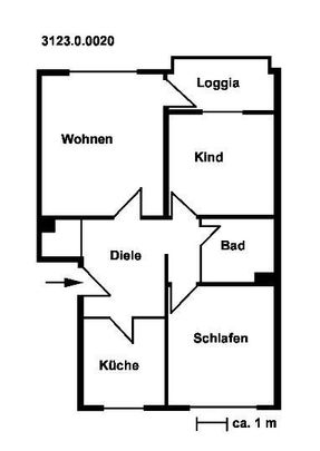 Wo das Leben so spielt - individuelle 3-Zimmer-Wohnung - Photo 1