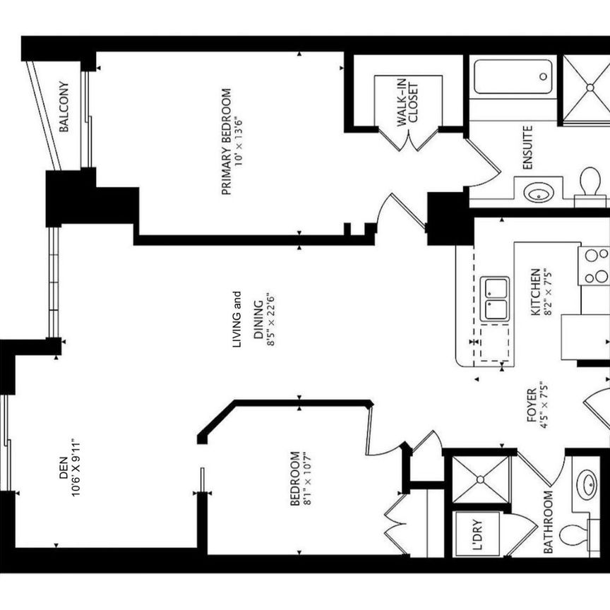 For Lease - 8 Park Road Unit# PH 3705, Toronto, Ontario - Photo 1