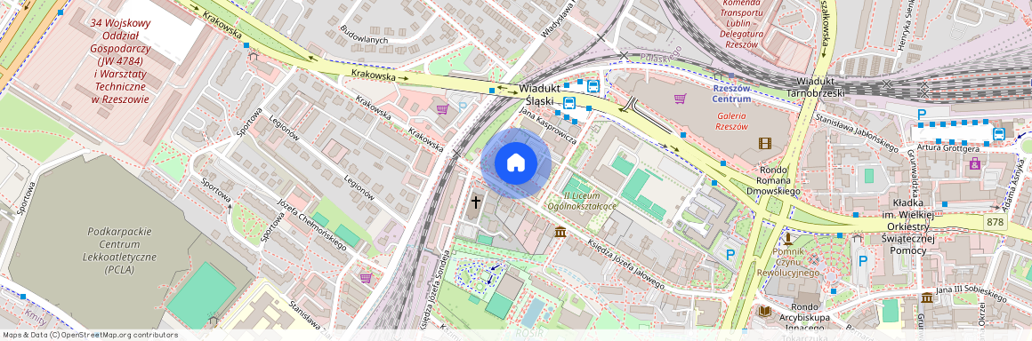 ul. ks. Józefa Jałowego, Pułaskiego, Rzeszów, podkarpackie