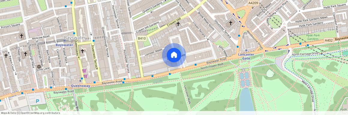 Lancaster Gate, Bayswater, W2 3QJ, London