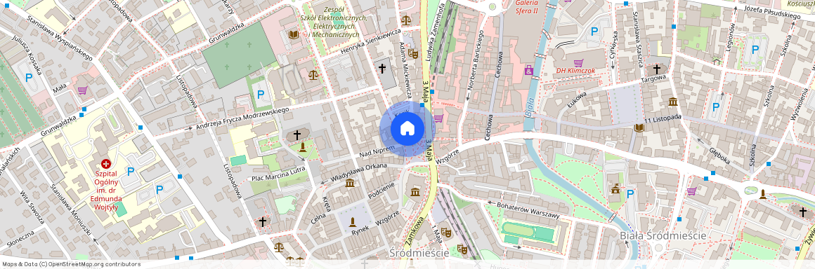 Mickiewicza (1), Dolne Przedmieście, Bielsko-Biała, śląskie