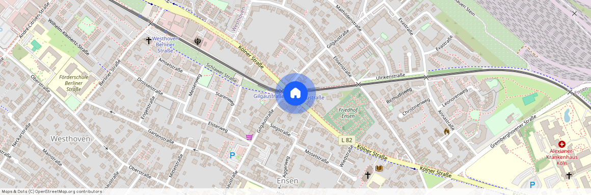 Gilgaustraße, 51149, Gilgaustraße    Köln  Ensen