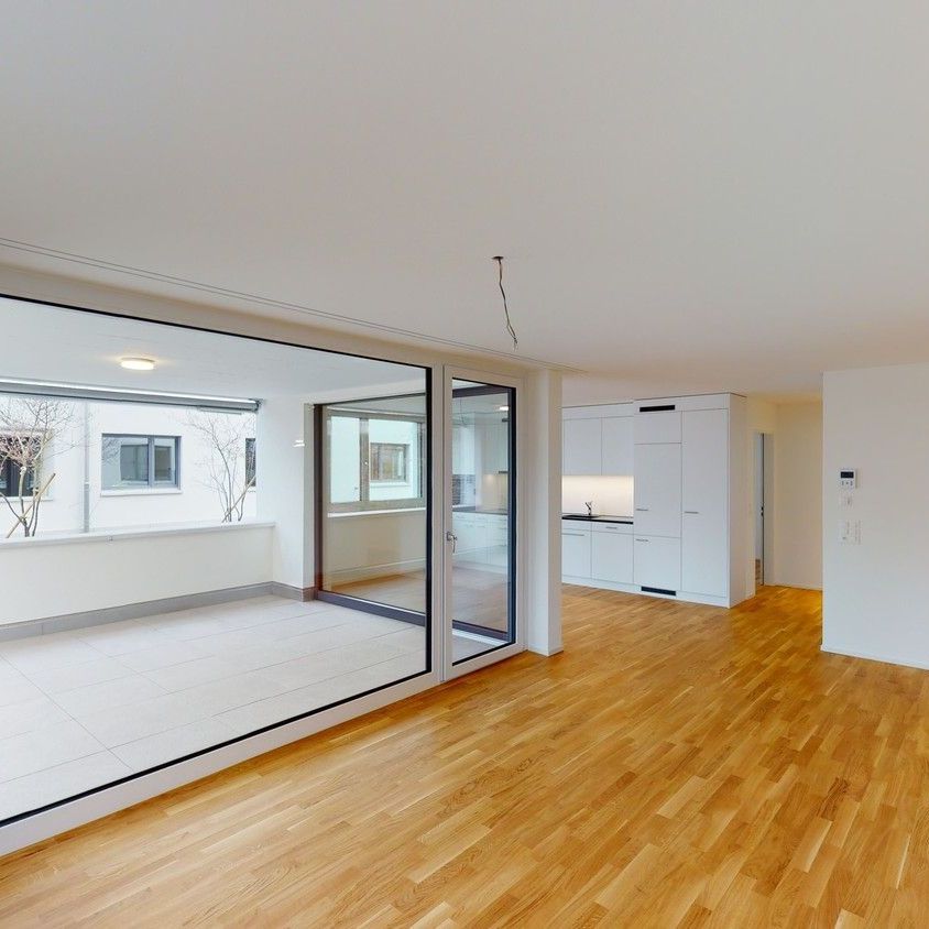 Stilvolle 3.5-Zimmerwohnung im Erdgeschoss mit grosszügigem Sitzplatz in Dietikon - Photo 1