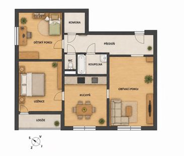 Pronájem bytu 3+1 67 m² - Photo 2