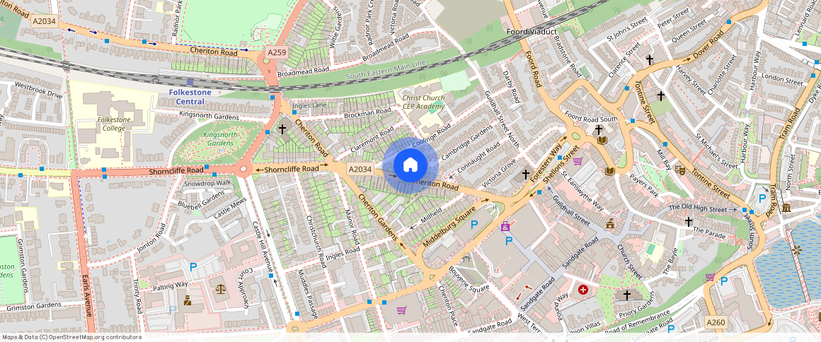 58A Cheriton Road, Mary Rose Avenue, CT20 1DF