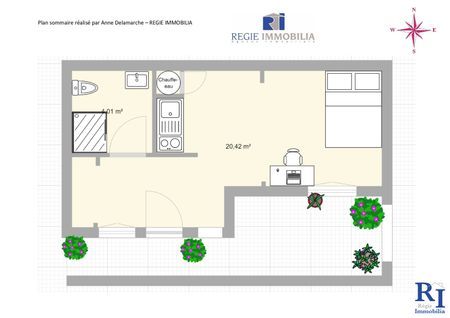 Location Appartement 1 pièce 25m² GRENOBLE 38100 - Photo 3