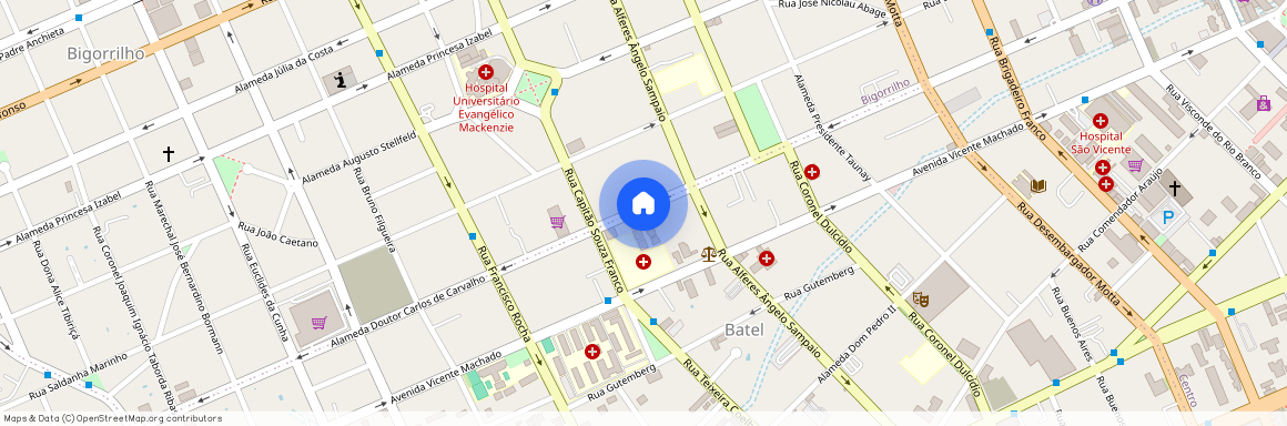 Alameda Doutor Carlos de Carvalho, 1497, Batel, Curitiba - PR, 80730-420, Brazil