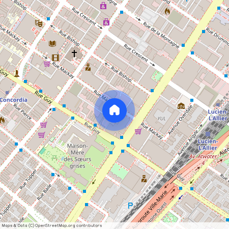 1190 Rue MacKay Montréal (Ville-Marie), QC H3G
