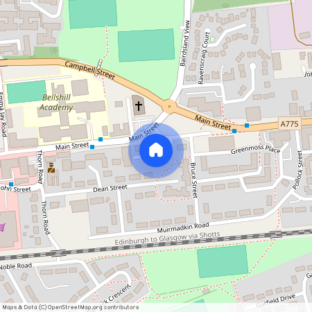 Academy Terrace, Bellshill, Lanarkshire, ML4