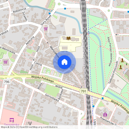 ul. Marszałkowska, Zawiercie, zawierciański, śląskie