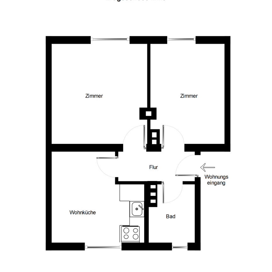 Wohnung für Handwerker - Photo 2
