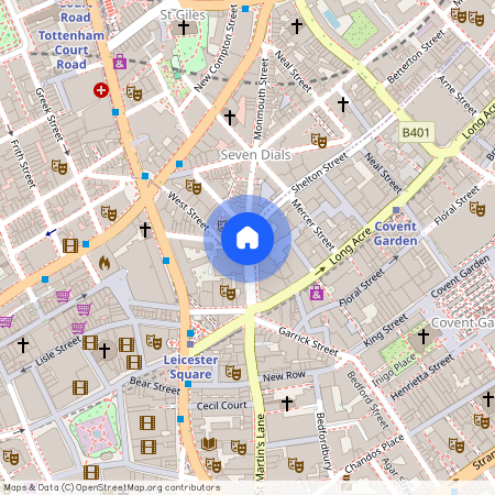 St Martin's Lane, Covent Garden, WC2N
