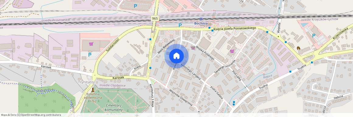 ul. Kolejowa, Bochnia, bocheński, małopolskie