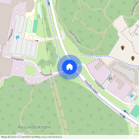 Travgatan, Upplands Väsby